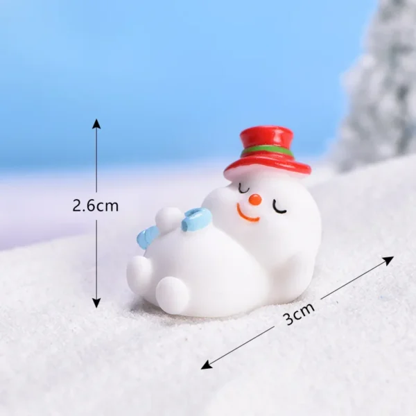 1 Piece Resin C=hristmas Ornaments Decorations Panda Rabbit Snowman Santa Claus Snowmen In All Shapes And Sizes - Image 4